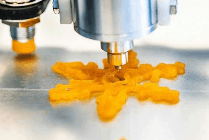 Food printing- carrot star